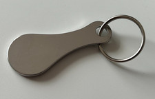 Einkaufswagenlöser Metall abziehbar Schlüsselanhänger B-Ware 2. Wahl
