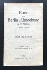 Karte von Berlin und Umgebung