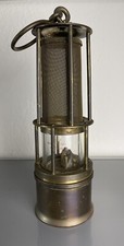 Alte schwere Grubenlampe " MP