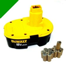 Reparatur Zellentausch für Dewalt Akku 18 V mit 3 Ah NiMh  PANASONIC ZELLEN
