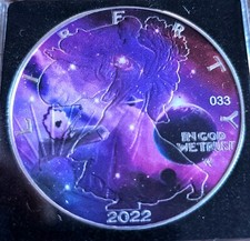 1oz Silber American Silver Eagle Glowing Galaxy 2022, nur 500 Stück