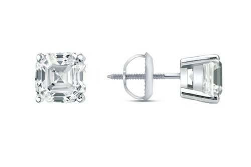 Asscher lab created grown - kt,