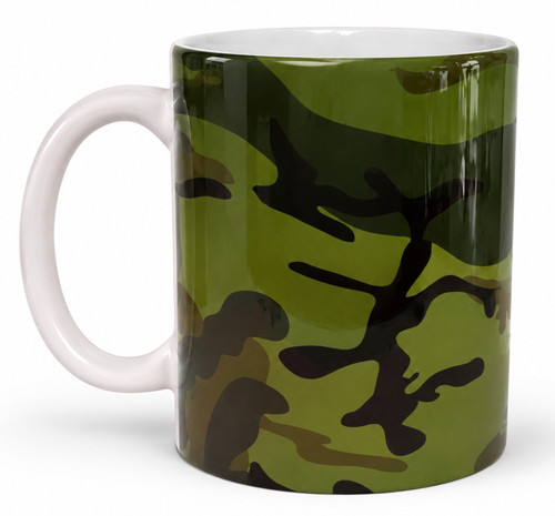 Camouflage mug 11oz - mug, green