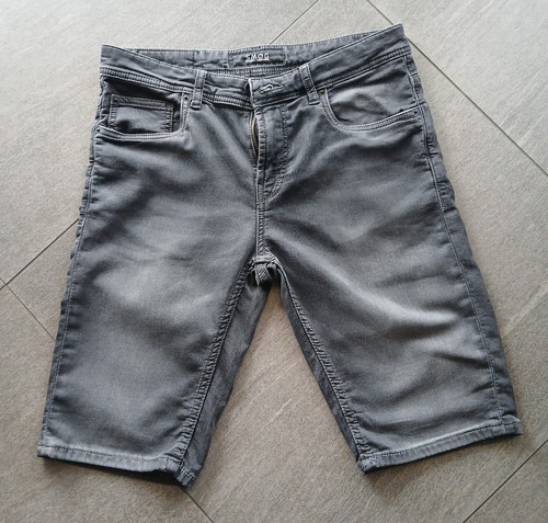 Schwarze bermuda jeanshose - bermuda-jeanshose, |