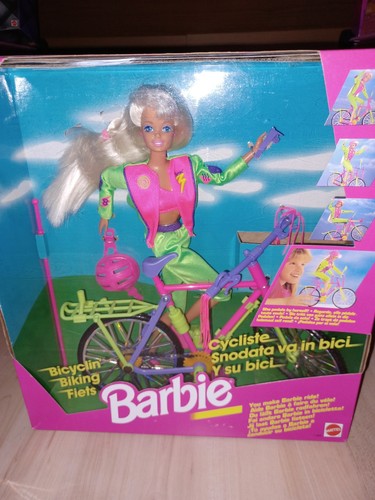 Barbie puppe bicyclin 1993 - barbie,