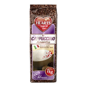 Herzen cappuccino amaretto - cappuccino,