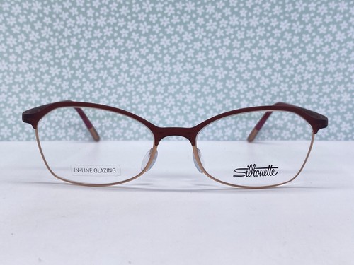 Silhouette brille damen gold - silhouette,
