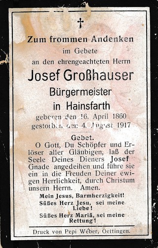 Wk1 sterbebild josef - wk1,