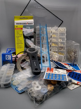 N2 Basteln Konvolut stricken, nähen (Ösen,Haken, Karabiner usw)