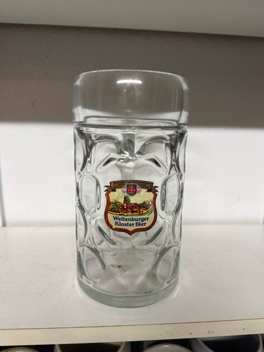 Masskrug glas weltenburger - 1l,