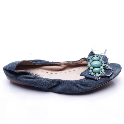 Ballerinas miu - blau, eur
