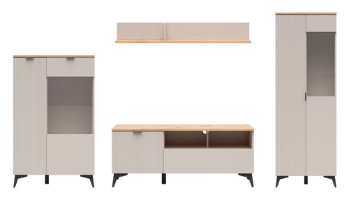 Wohnzimmer set velton - velton, wohnwand