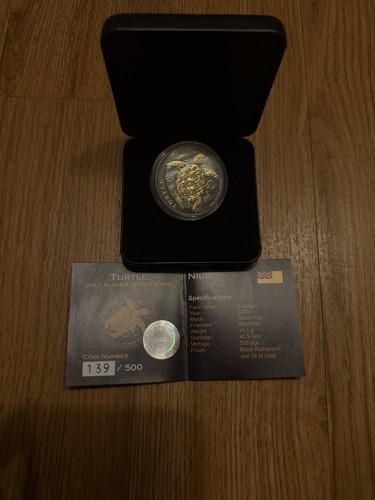 Niue dollars 2022 turtle - dollars,