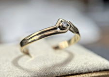 333 Gold Ring Mit Diamant