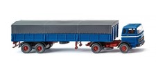 Wiking H0 1/87 051405 Mercedes Benz Pritschensattelzug- azurblau - OVP NEU