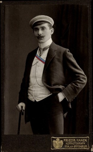 Studentika cdv jena - jena,, porträt