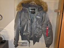 Alpha Industries Cwu45 Hooded Bomberjacke Gun-metall