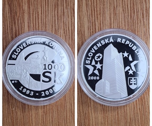2oz slowakei 1000 kronen - 2oz., ☆