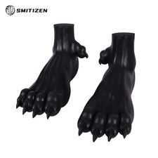 Smitizen Schwarz Silikon Drachen Pfoten Schuh Cosplay Zubehör für Halloween Cos
