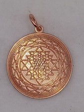 Shri Yantra aus Kupfer, ca. 30