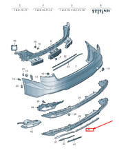 AUDI A5 F5 HINTERE MITTLERE