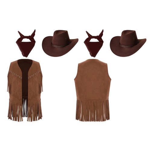 Mädchen cowgirl weste - cowgirl,