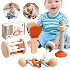 Musikinstrumente holz set - set, für