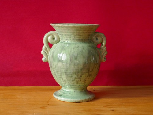 Blumenvase porzellan grün - porzellan,,