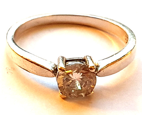 Solitär ring silber - ring, 925