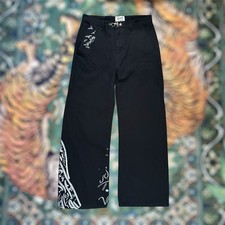 Vescartes Baggy Wide Leg Denim