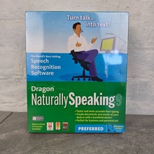 Dragon Naturally Speaking 9 Preferred Neu Ungeöffnet