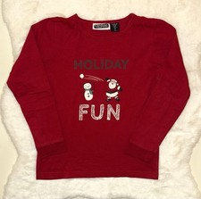 Kinder Schlafanzug Oberteil Weihnachten Gr. 128 / 134  Schlafanzugoberteil Shirt