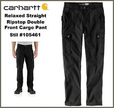 CARHARTT Hose schwarz 105461 Relaxed Relaxed Cargo Pant Stretch Ripstop Workwear