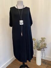 * SARAH SANTOS Ballon-Unterkleid Stretch XXL 46/48/50 schwarz Shirt-Viskose