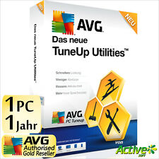 TuneUp Utilities 2025 1 PC Vollversion AVG PC TuneUp LEISTUNG UE Deutsch NEU