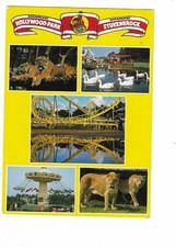 N923 AK Safariland Hollywood-Park Stukenbrock Mehrbildkarte   gelaufen 1988
