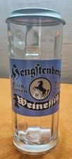 Reklame Bierkrug Glas-Zinn