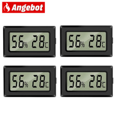 4x Mini LCD Thermo-Hygrometer