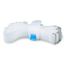 1-50 Stück Klettkabelbinder WEIß Kabel Klett Binder Band Verschluss Kabelbinder