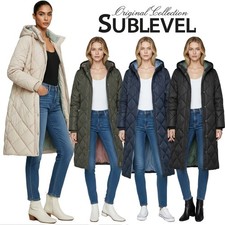 Sublevel Damen Stepp Mantel