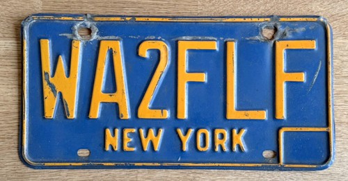 Nummernschild usa new - usa, york