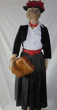 Mary Poppins Oma Lady Kostüm Karneval komplett Größe 36/ S