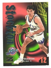 1997-98 SkyBox Z-Force NBA Basketball Utah Jazz John Stockton