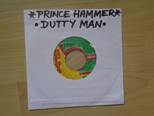 7"inch Single PRINCE HAMMER - DUTTY MAN 1977 ja BELVA original ROOTS REGGAE pics