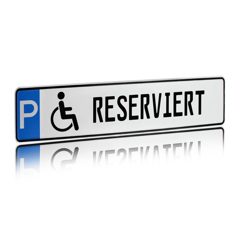 Individuelles parkplatzschild - individuelles,