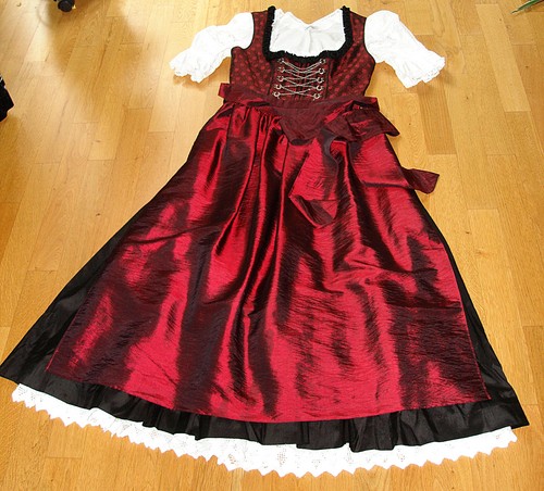 Weinrotes dirndl krüger - dirndl,,