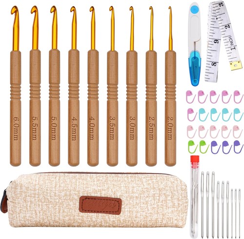 Häkelnadel set mit - häkelnadel,