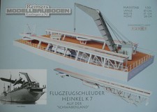 Kartonmodell Flugzeugschleuder