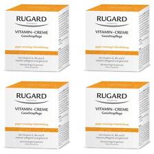 RUGARD VITAMIN CREME 4x100ml Antifaltenpflege für trockene Gesichtshaut + PROBEN