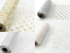 Organza Stoff Rolle Bedruckt